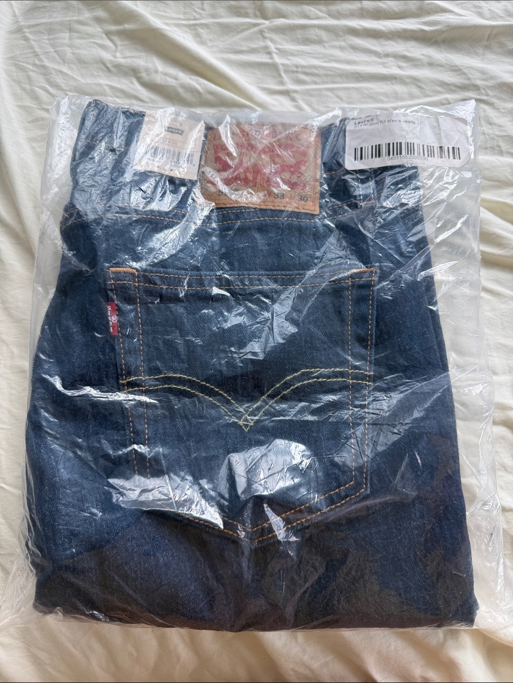 Levi's Men's Dark Indigo 511 Slim Fit Jeans 33x30